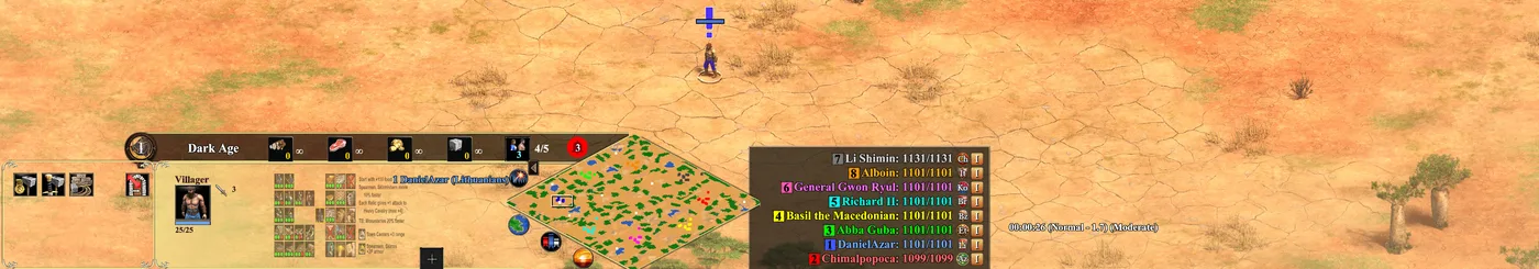UI of Daniel Azar — 4K UltraWide HUD Layout