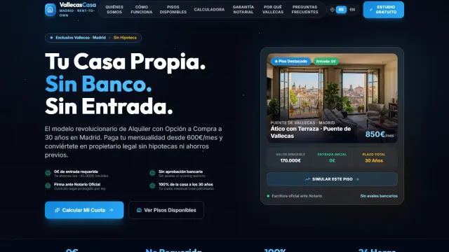 VallecasCasa (PropertySpain) — 30-Year Rent-to-Own PropTech